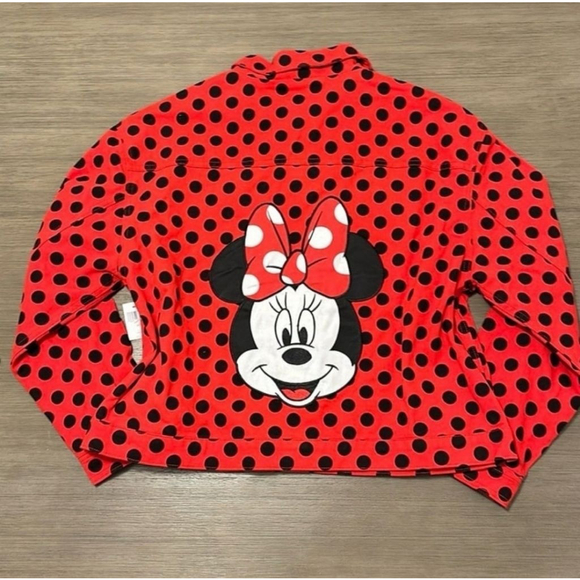 Disney Jackets & Blazers - Women's Disney Jacket - Size 3X - Red Black Polka Dot Minnie Mouse